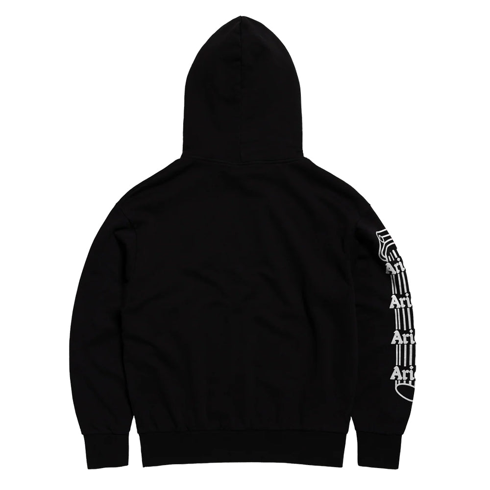 Aries Arise Column Hoodie - Black