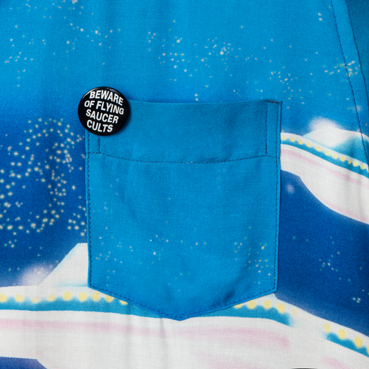 Real Bad Man Interplanetary Vacation Shirt - Blue