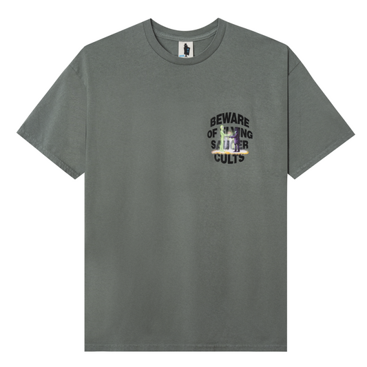 Real Bad Man Saucer Cult T-Shirt - Green