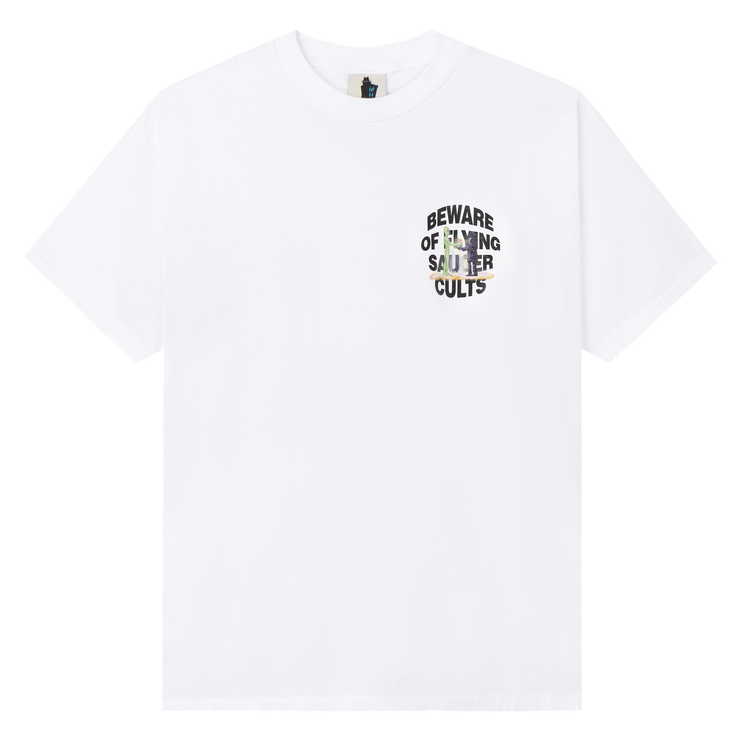 Real Bad Man Saucer Cult T-Shirt - White