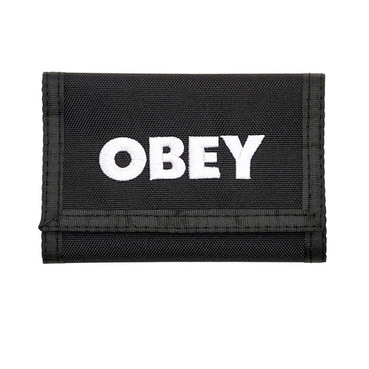 OBEY Bold Logo Trifold Wallet