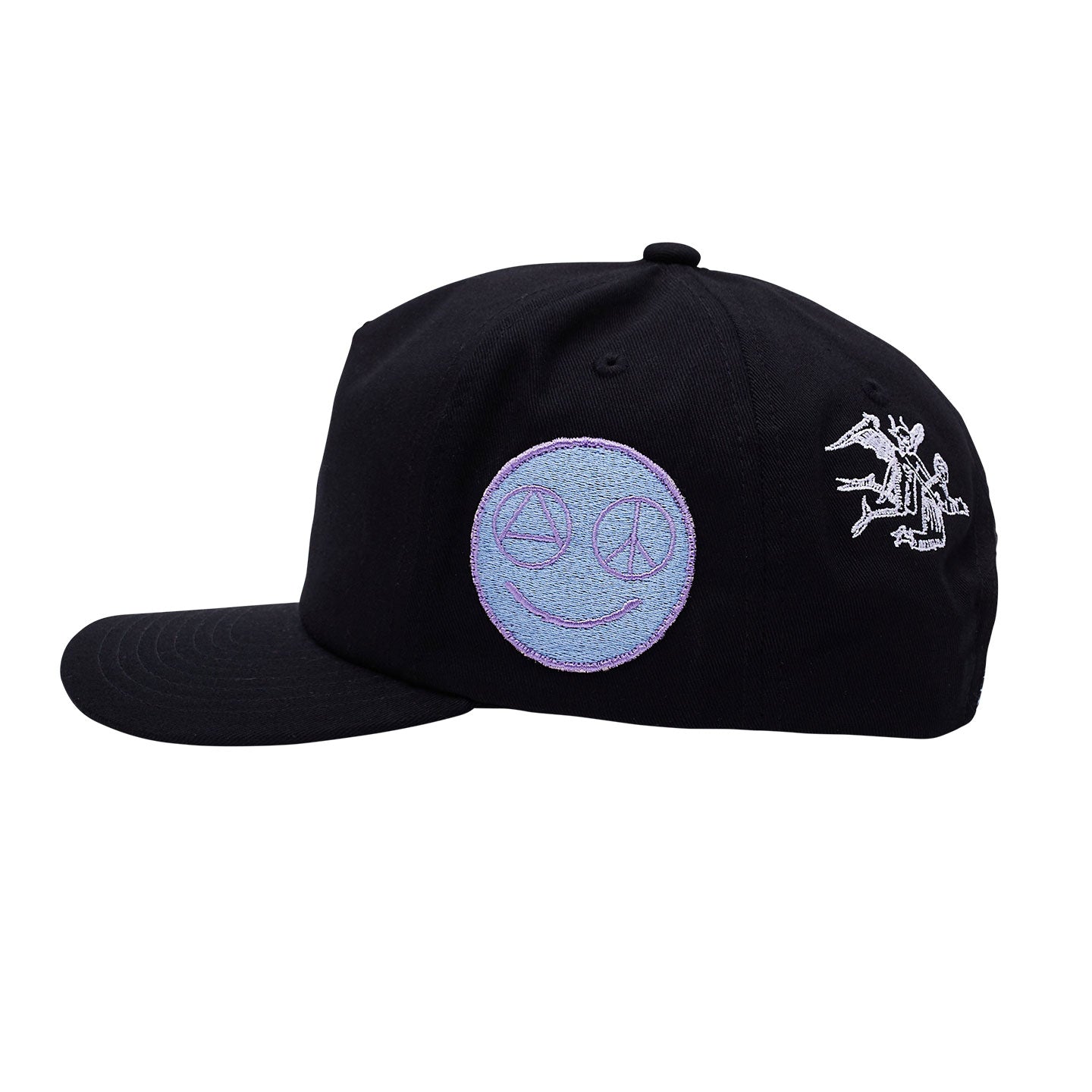 OBEY Frank 5 Panel Snapback - Black