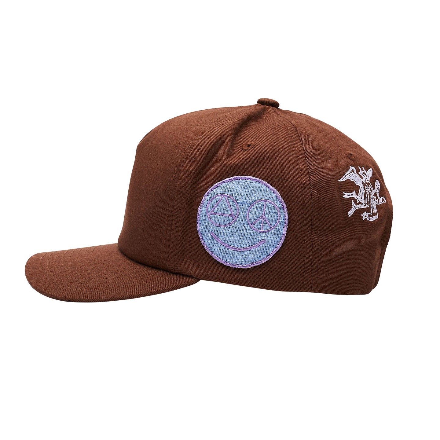 OBEY Frank 5 Panel Snapback - Brown