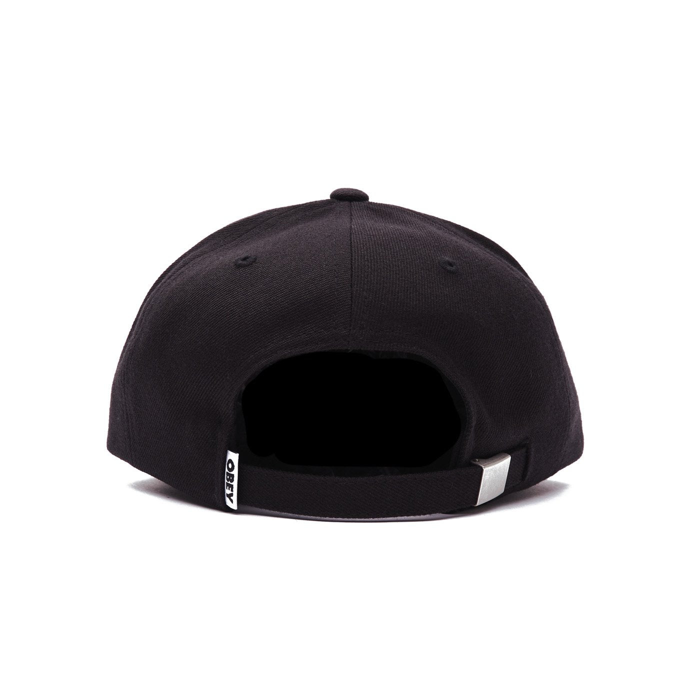 OBEY Serge 6 Panel Strapback - Black