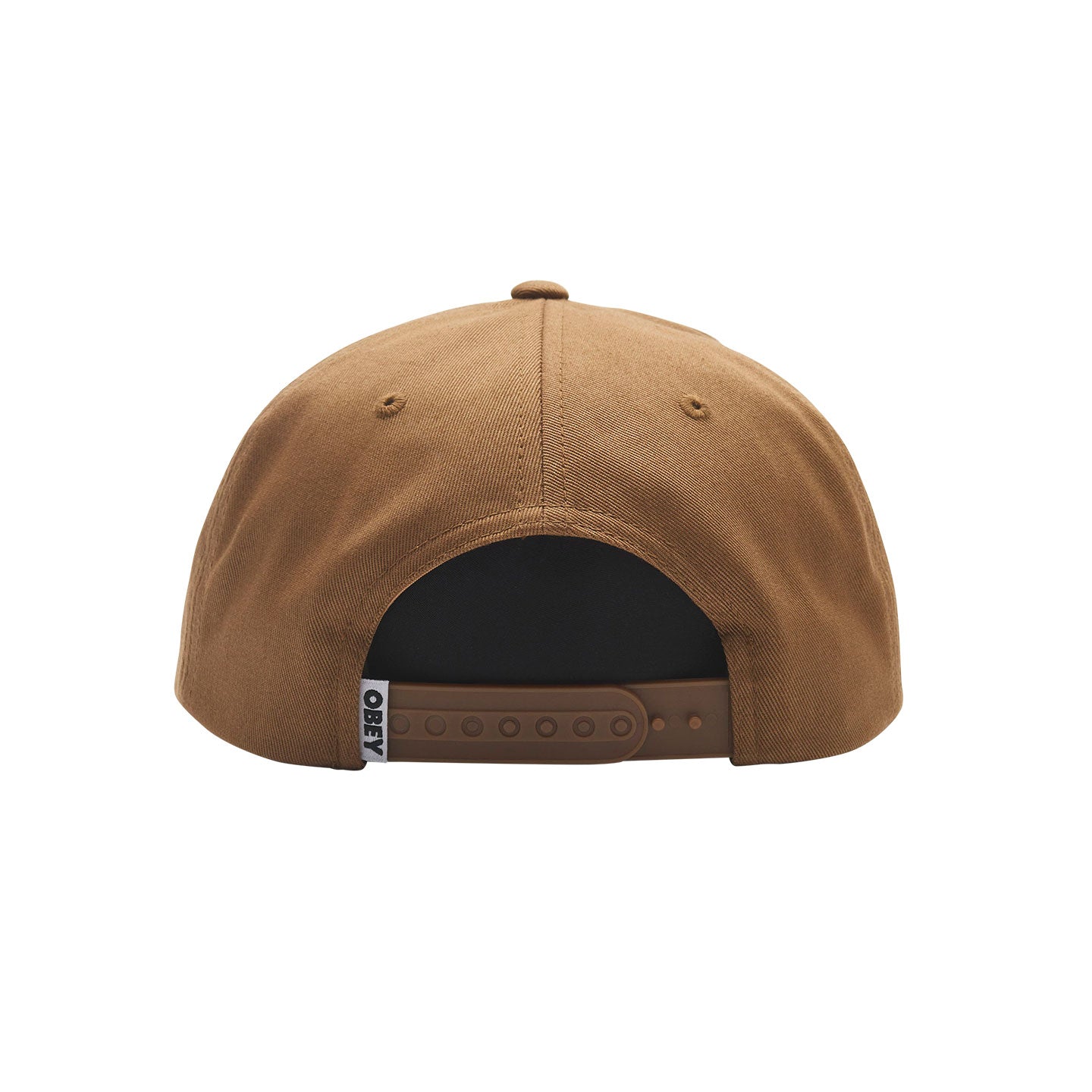 OBEY Bold Twill 6 Panel Strapback - Brown Sugar