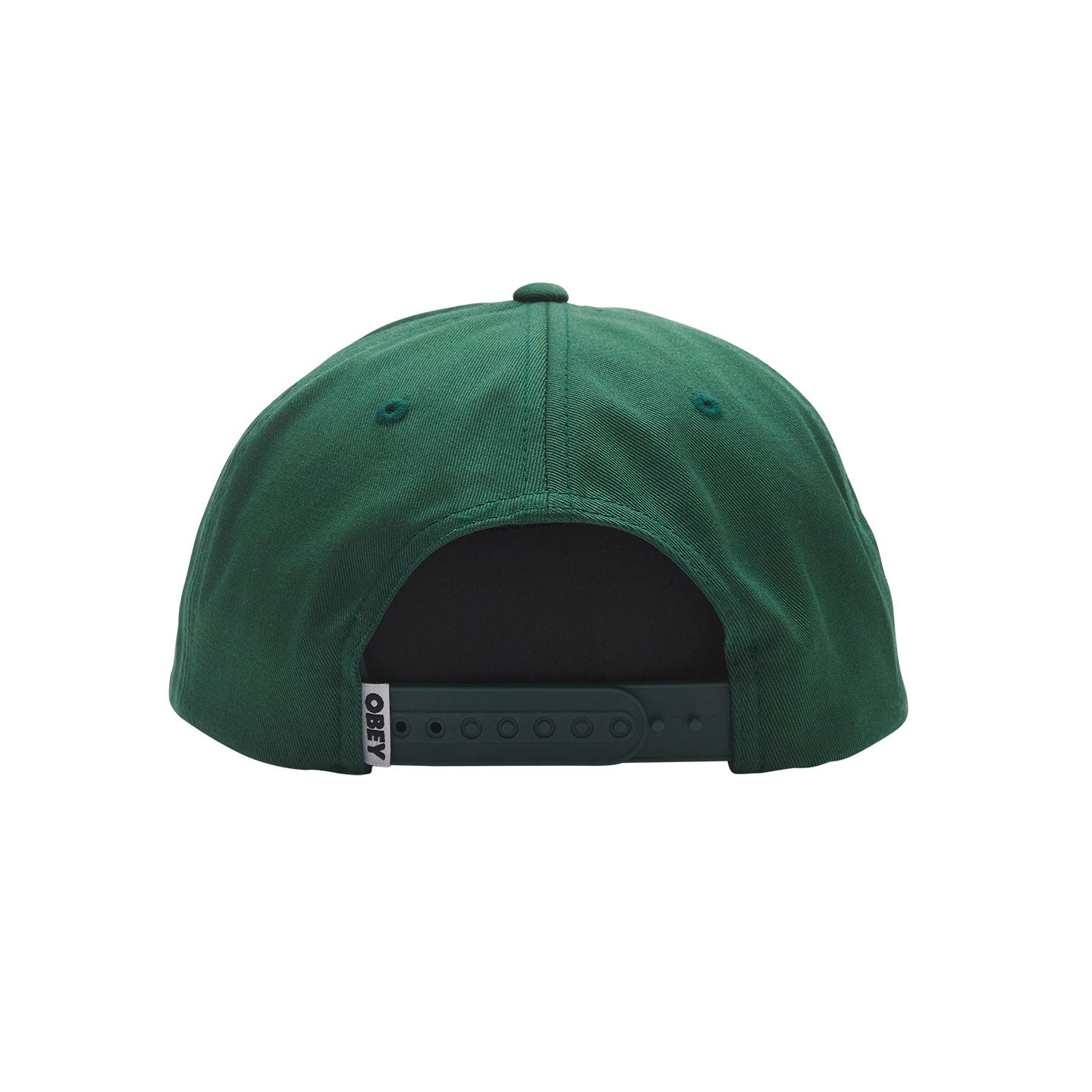 OBEY Bold Twill 6 Panel Strapback - Dark Cedar