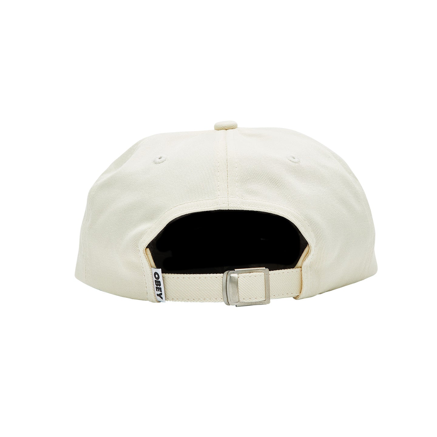 OBEY Bold Twill 6 Panel Strapback - Unbleached
