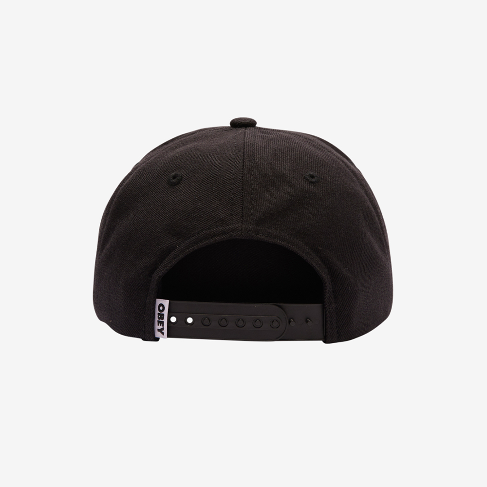 OBEY Academy 6P Classic Strapback - Black
