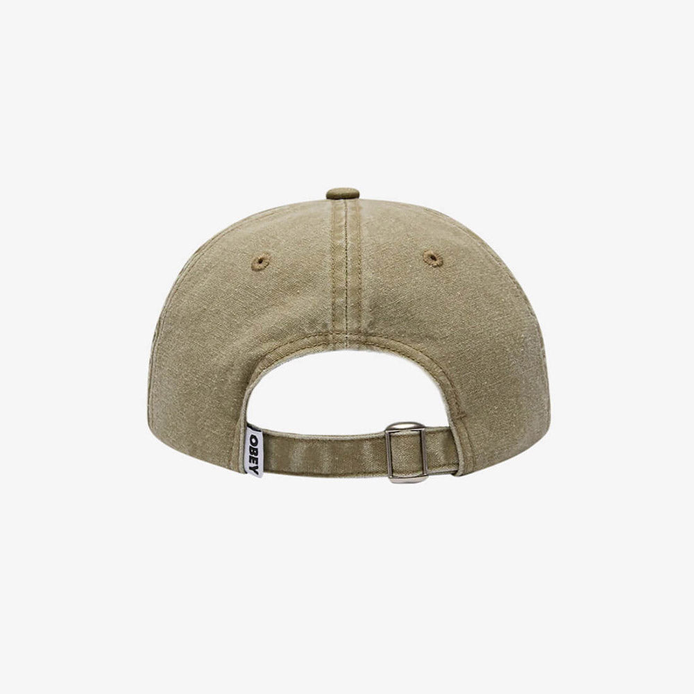OBEY Farms Pigment Strapback Cap - Pigment Khaki