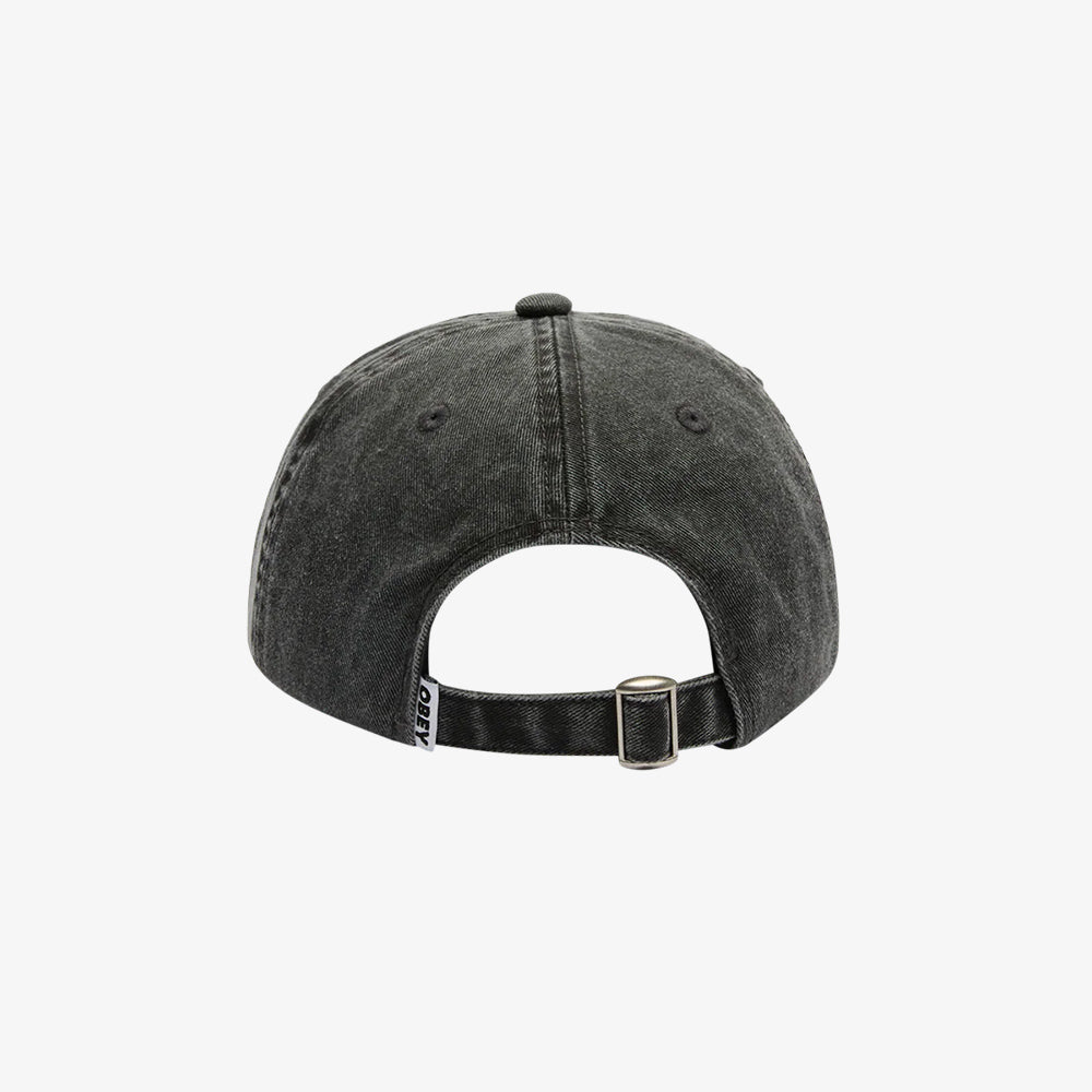 OBEY Slanted 6P Snapback - Black