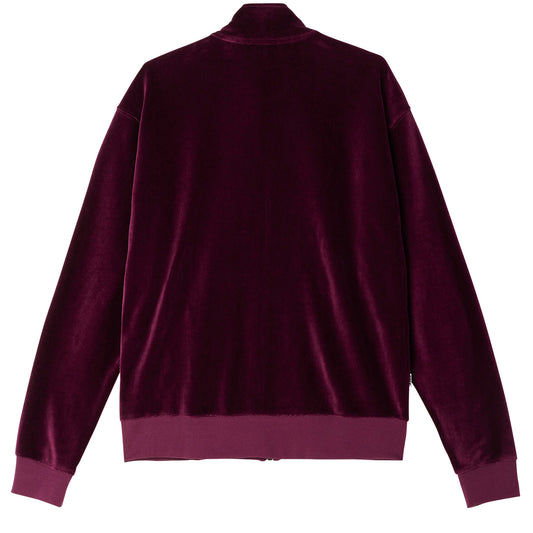 OBEY Provecal Velour Zip Up Mockneck