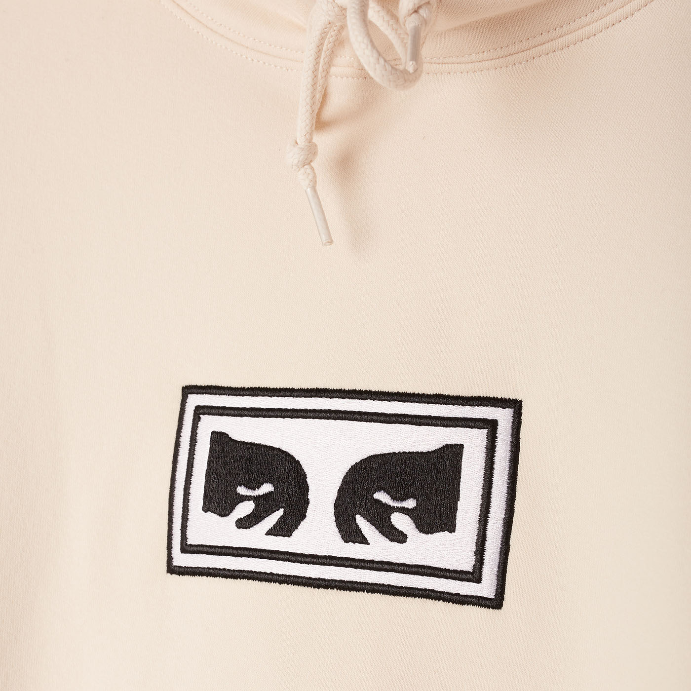 OBEY Eyes Logo Hoodie - Unbleached