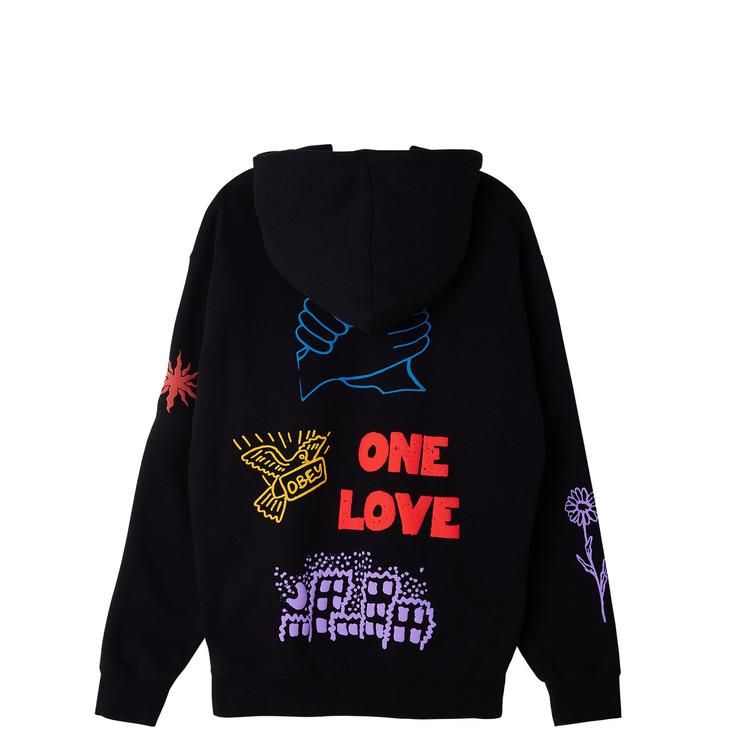 OBEY Anti Hoodie - Black