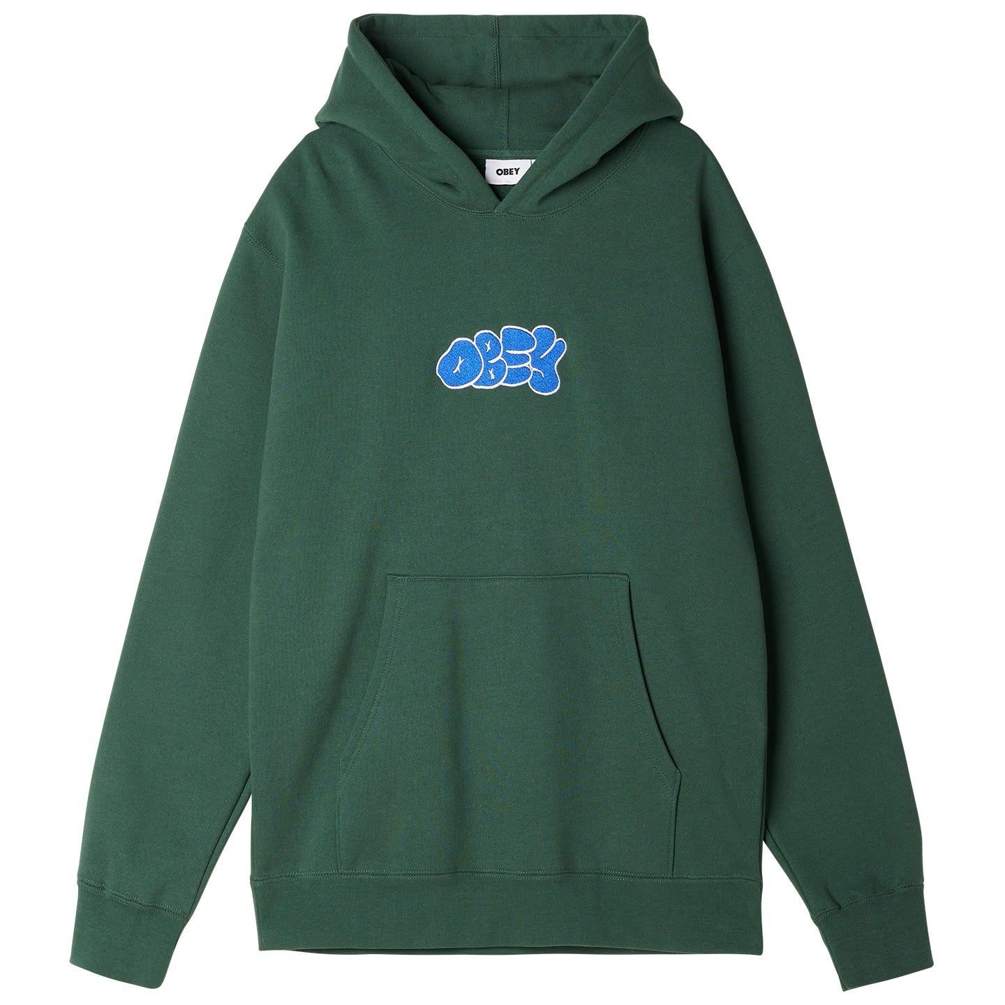 OBEY Scribbles Extra Heavy Hoodie - Dark Cedar