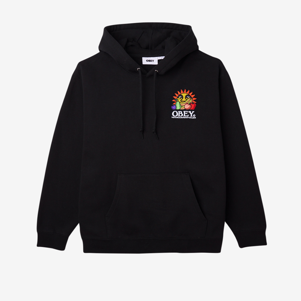 OBEY Old Labor Hoodie - Black