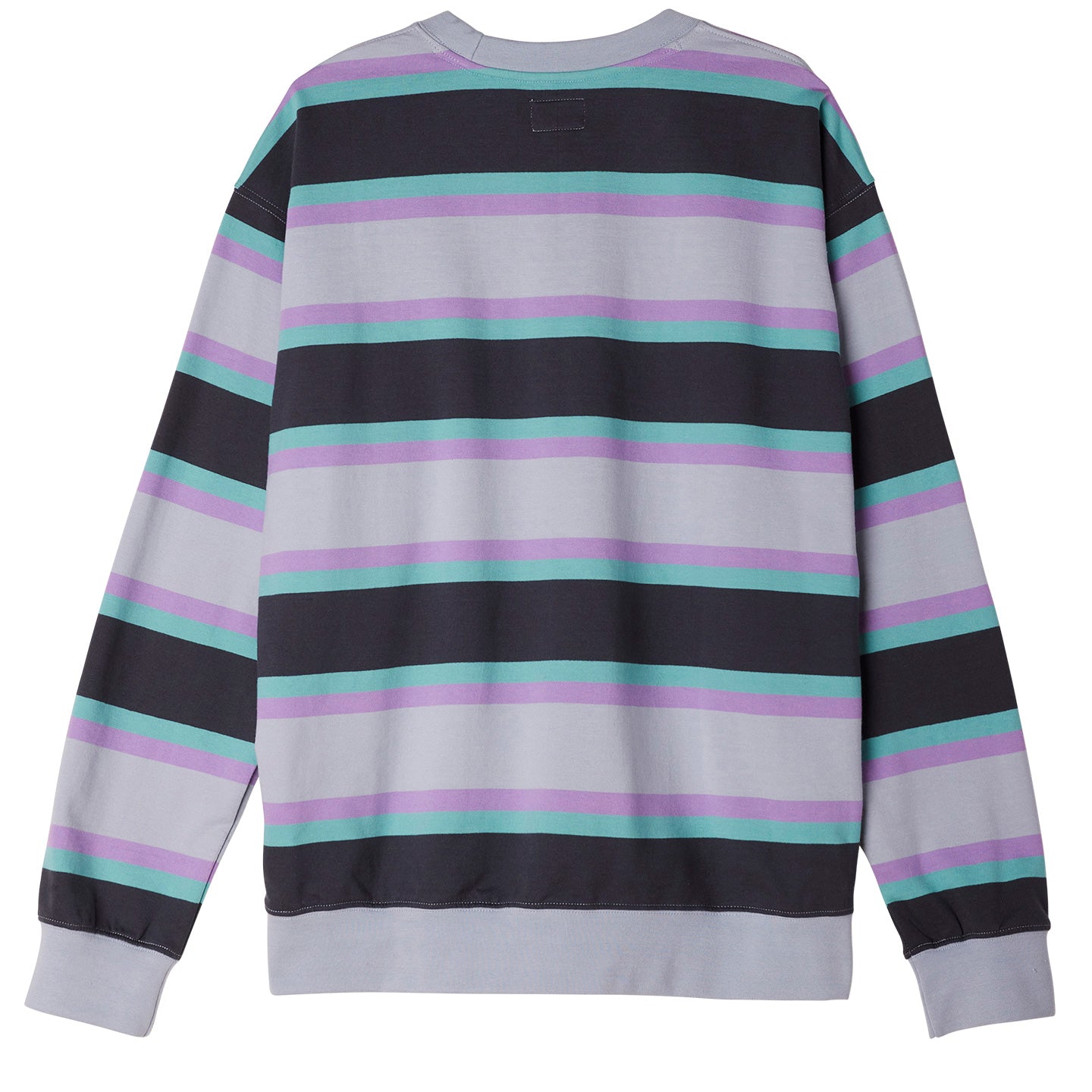 OBEY Quarter Organic Crew Sweatshirt - Navy Multi