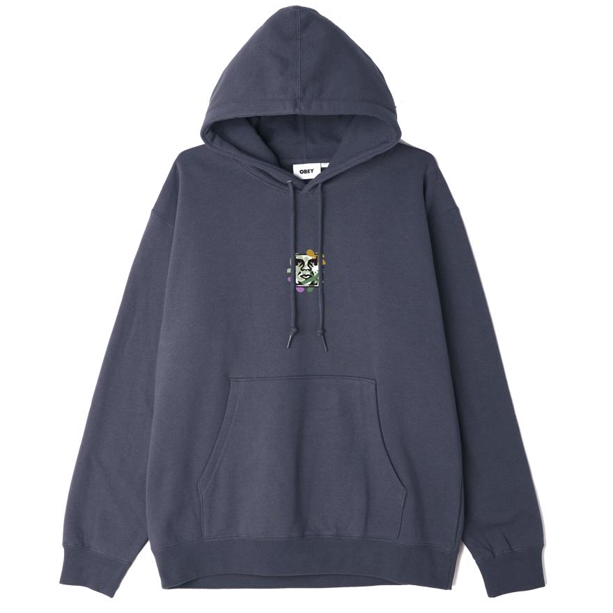 OBEY Flower Dance Hoodie - French Navy