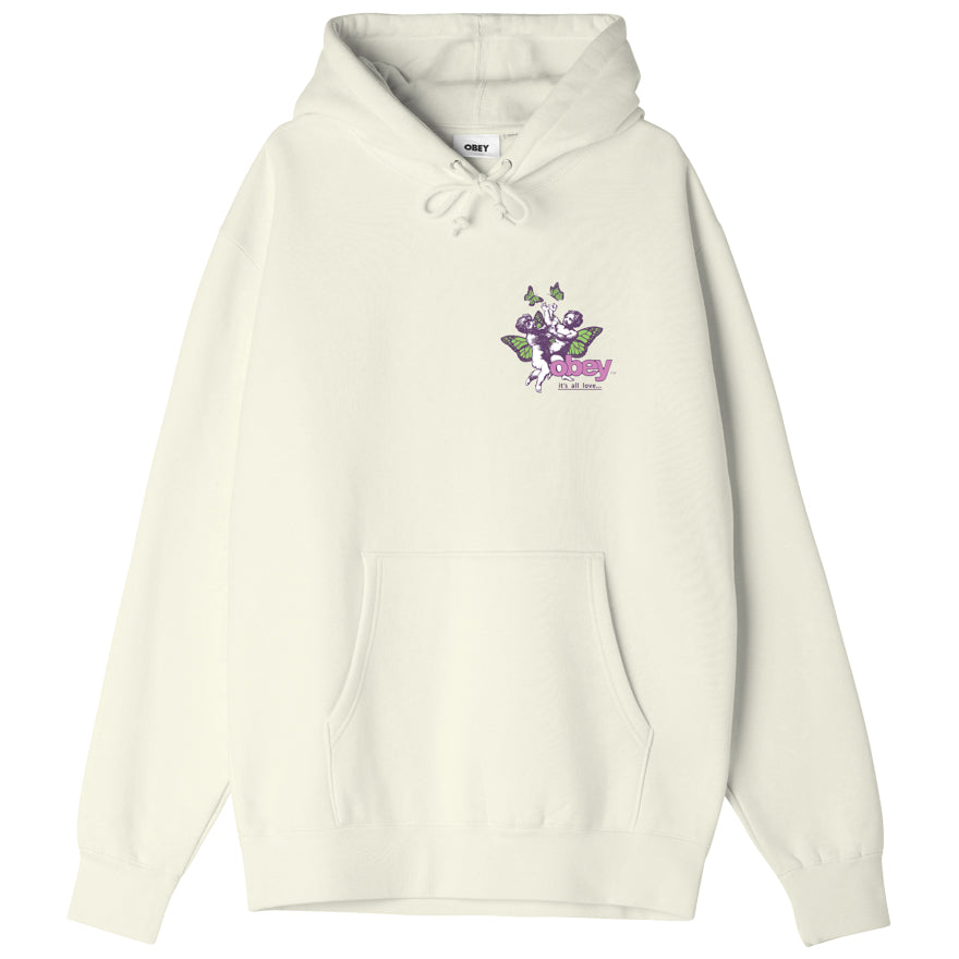 OBEY It's All Love Hoodie - Unbleached