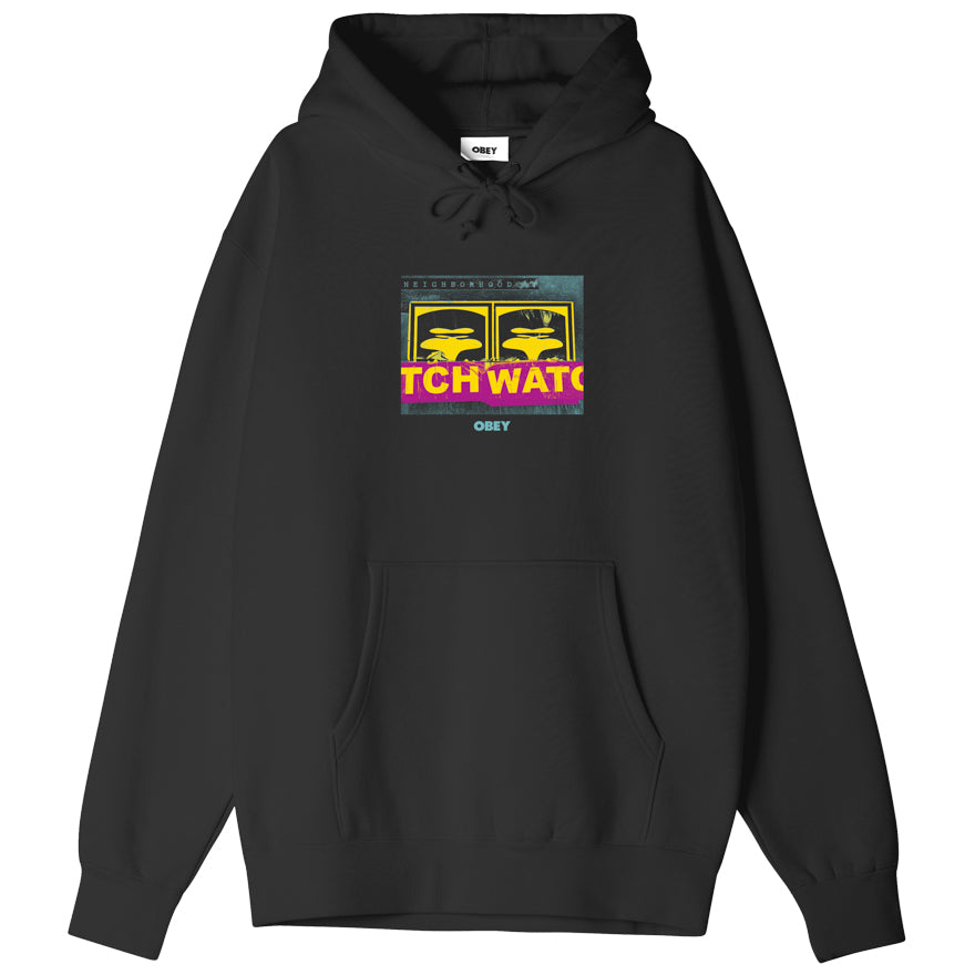 OBEY Neighborhood Watch Hoodie - Black