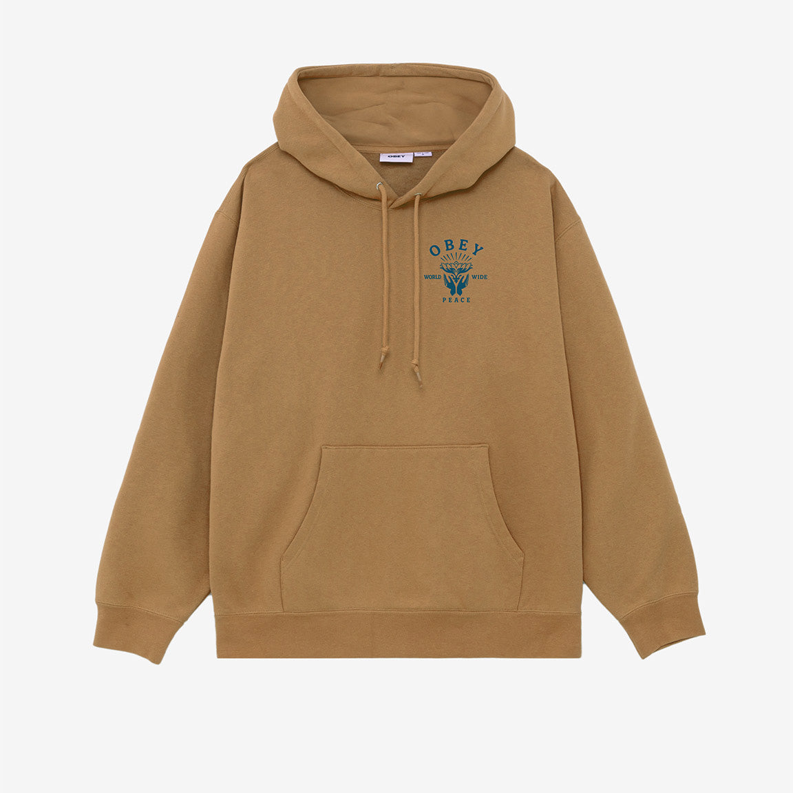 Obey Lotus With Hands Hoodie - Warm Taupe