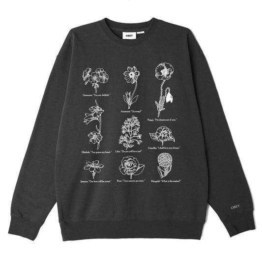 OBEY Flower Packet Crew Sweatshirt