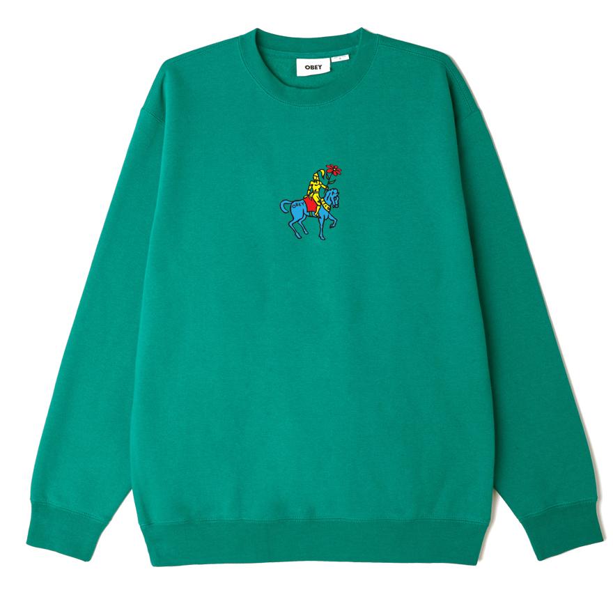 OBEY Knight Sweatshirt - Ivy