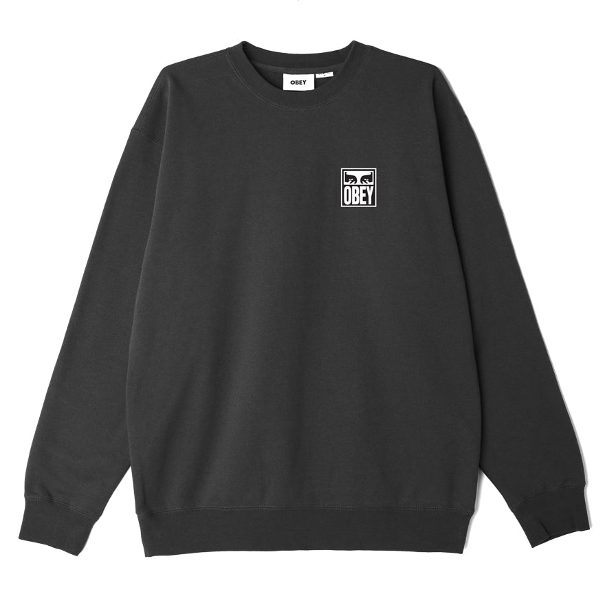 OBEY Eyes Icon Crew Sweatshirt - Black