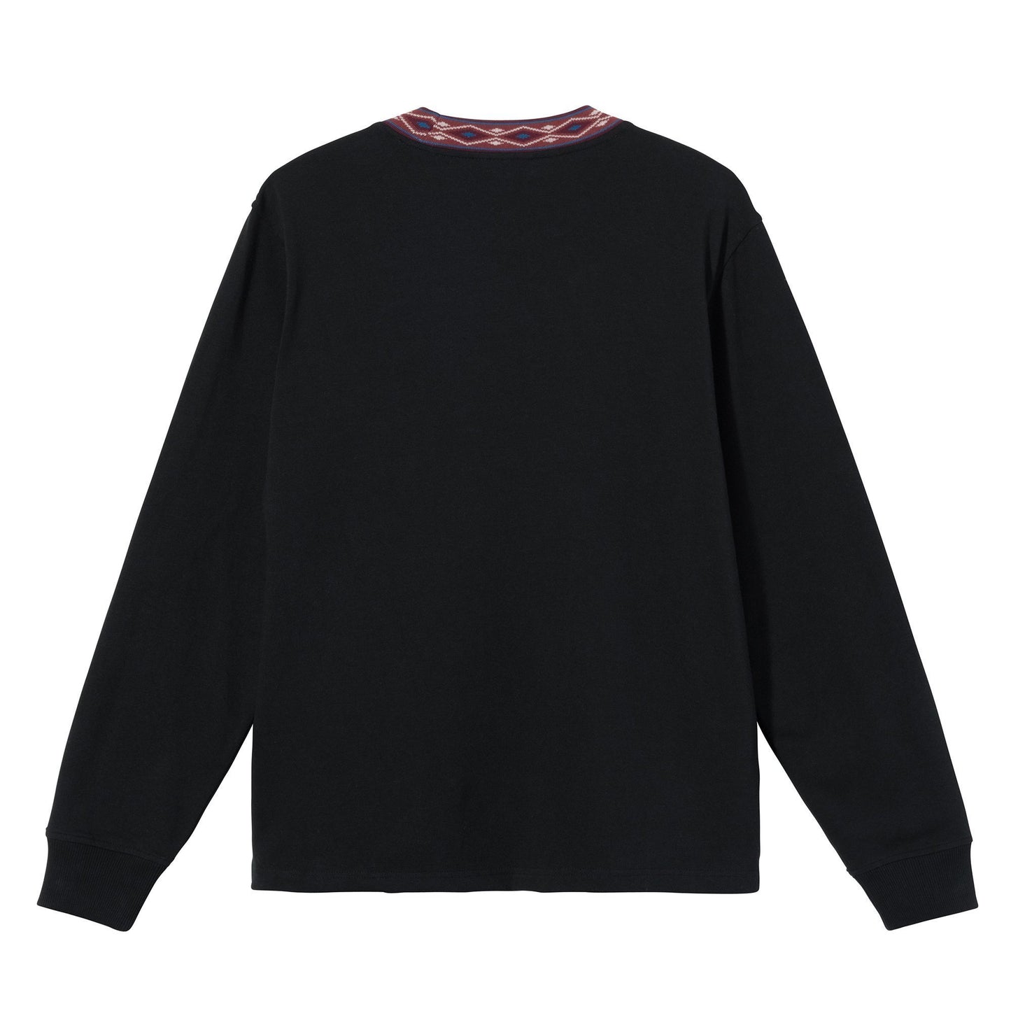 Stüssy Jacquard Mock Neck Crew - Teal