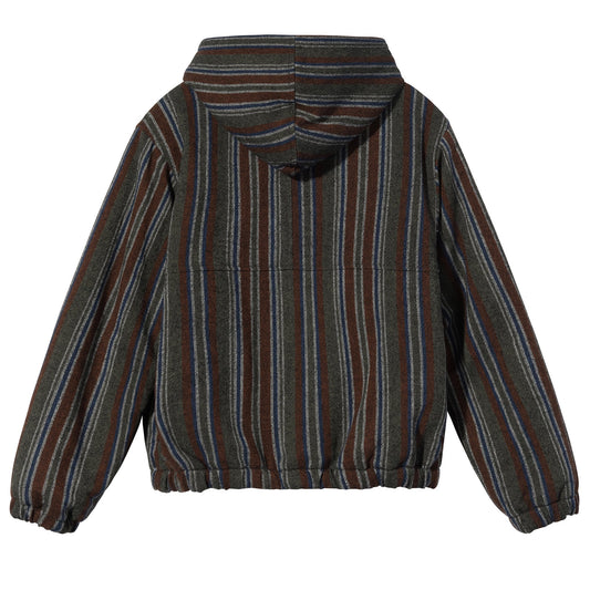Stüssy Wool Stripe Work Jacket - Olive
