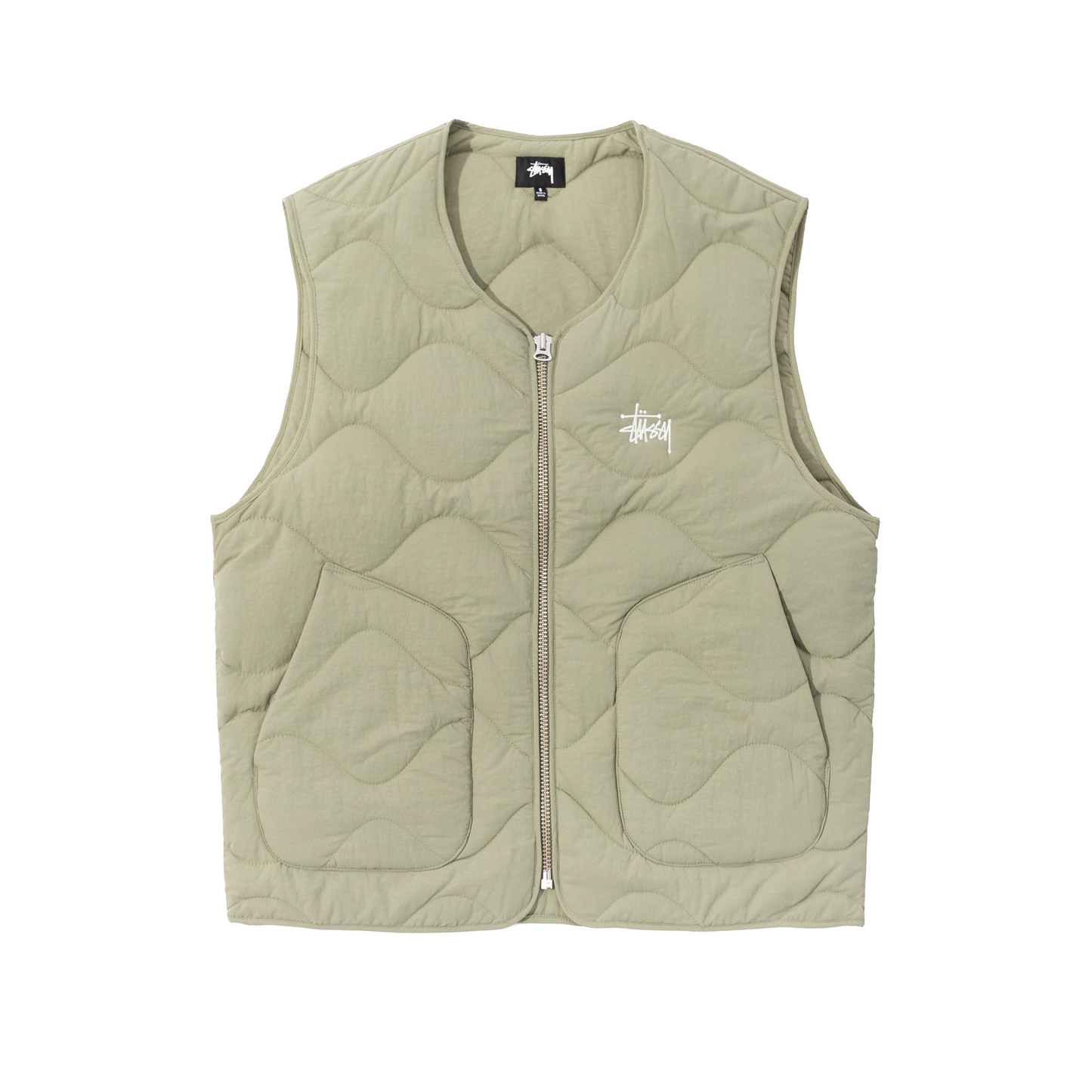 Stüssy Recycled Nylon Liner Vest - Coyote
