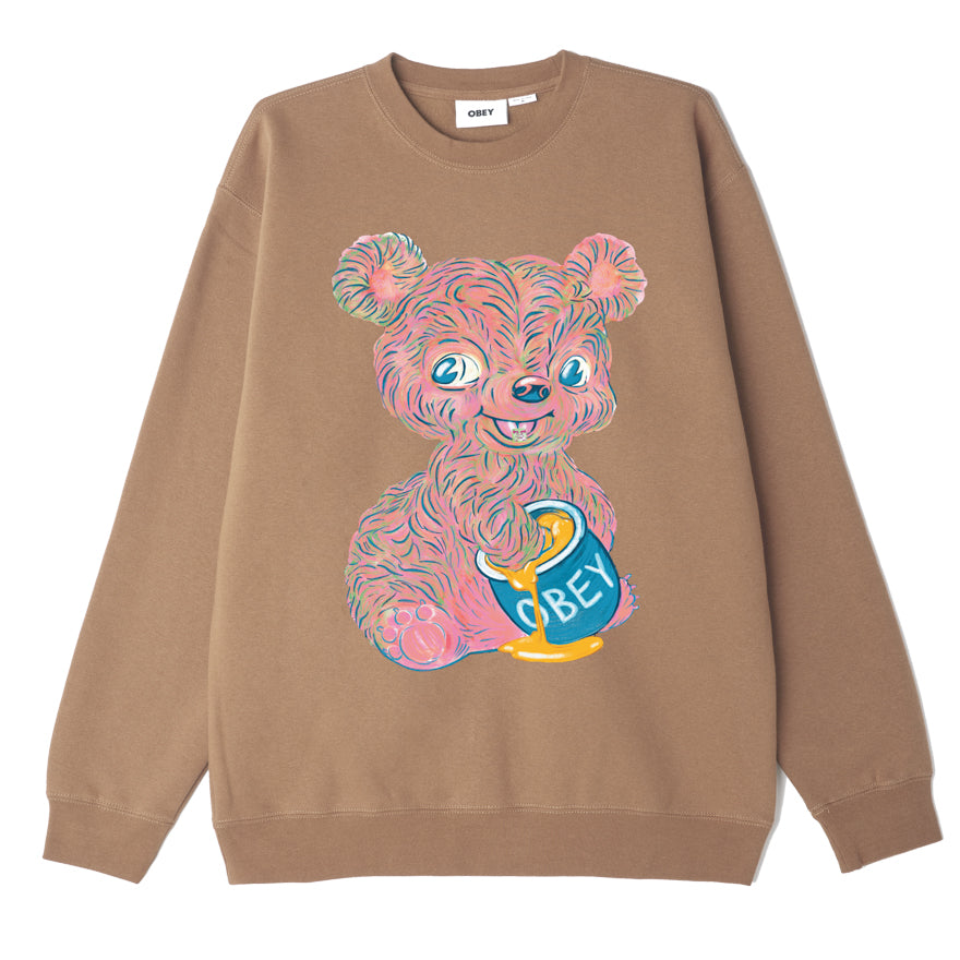 OBEY Honey Bear Sweatshirt - Rabbits Paws