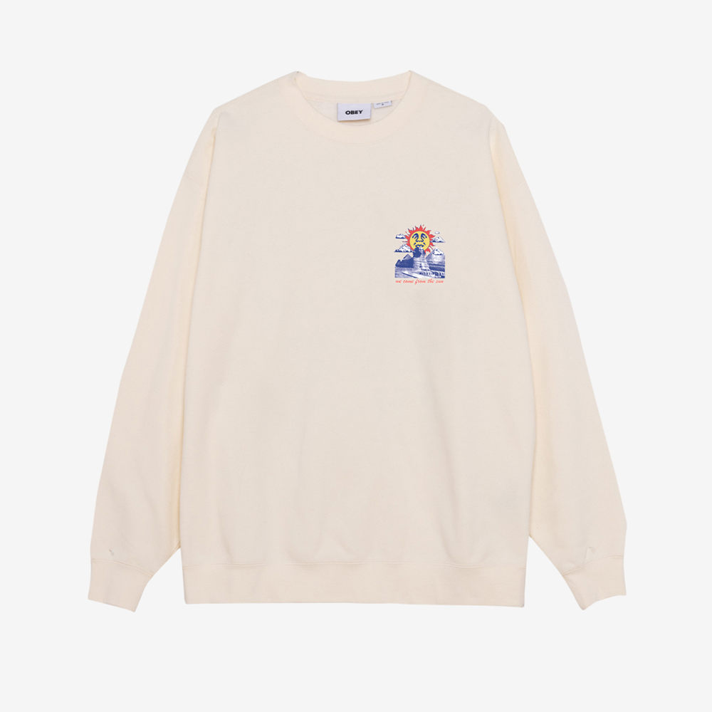 OBEY We Come From The Sun Crew - Unbleached