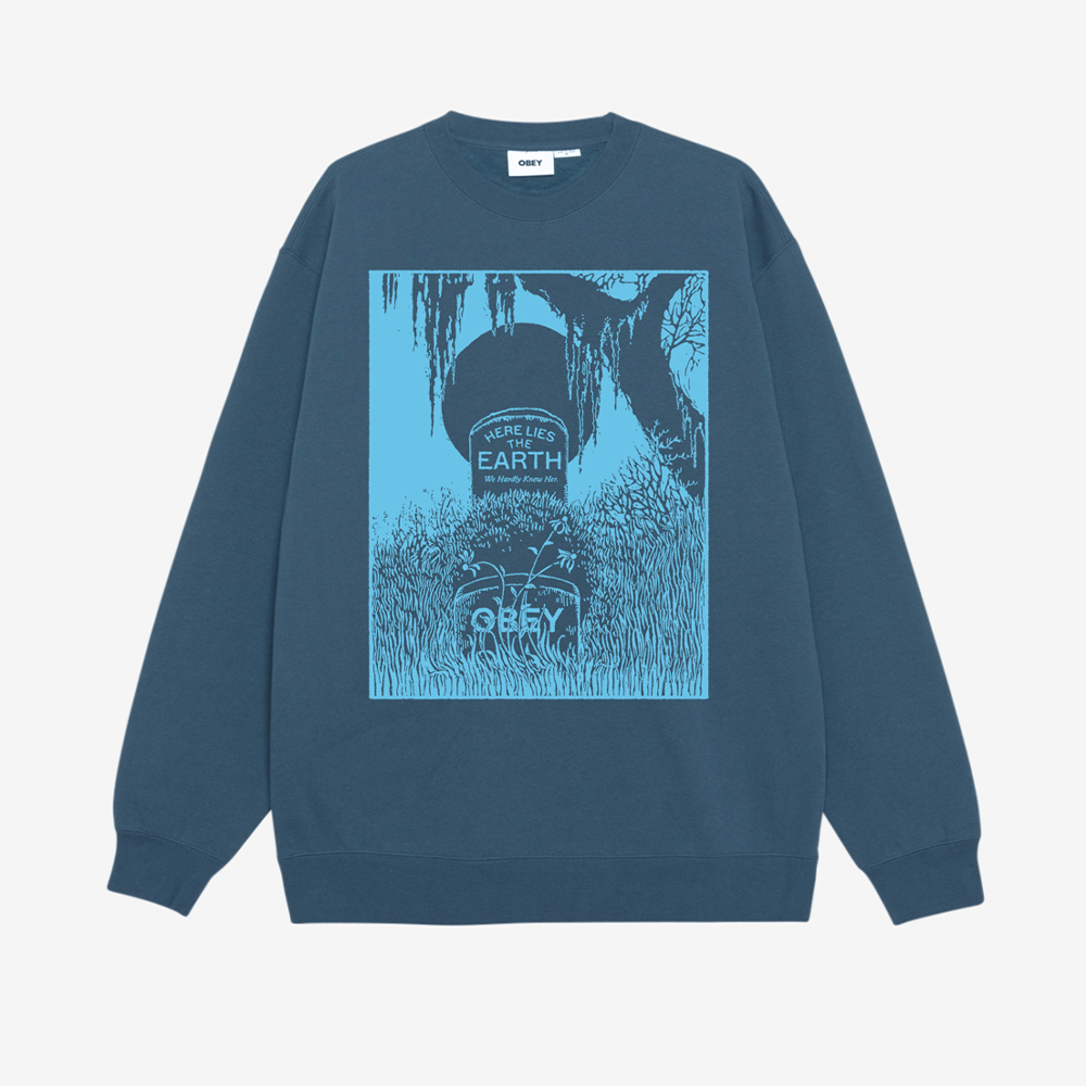 OBEY Here Lies The Earth Crew - Coronet Blue