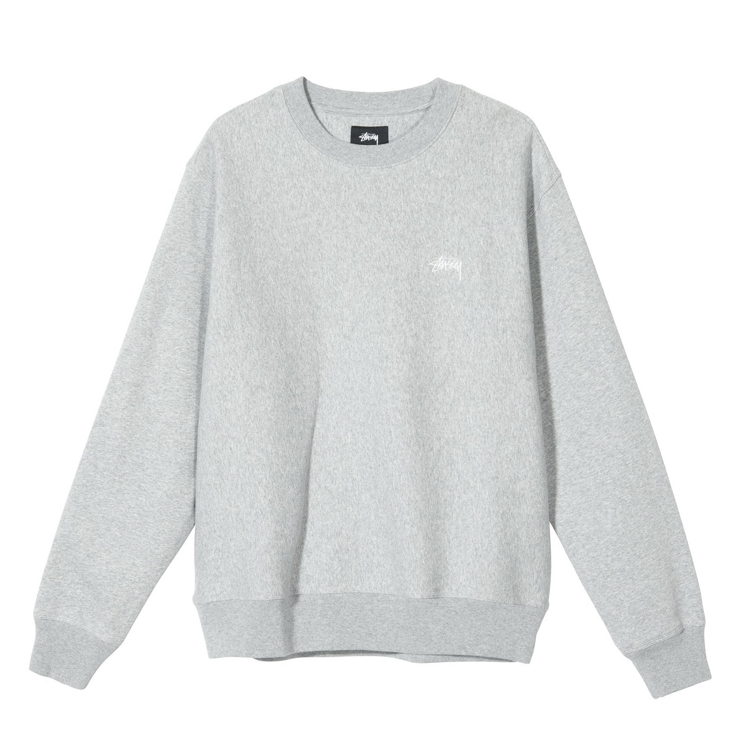 Stüssy Stock Logo Crew Sweatshirt - Blue