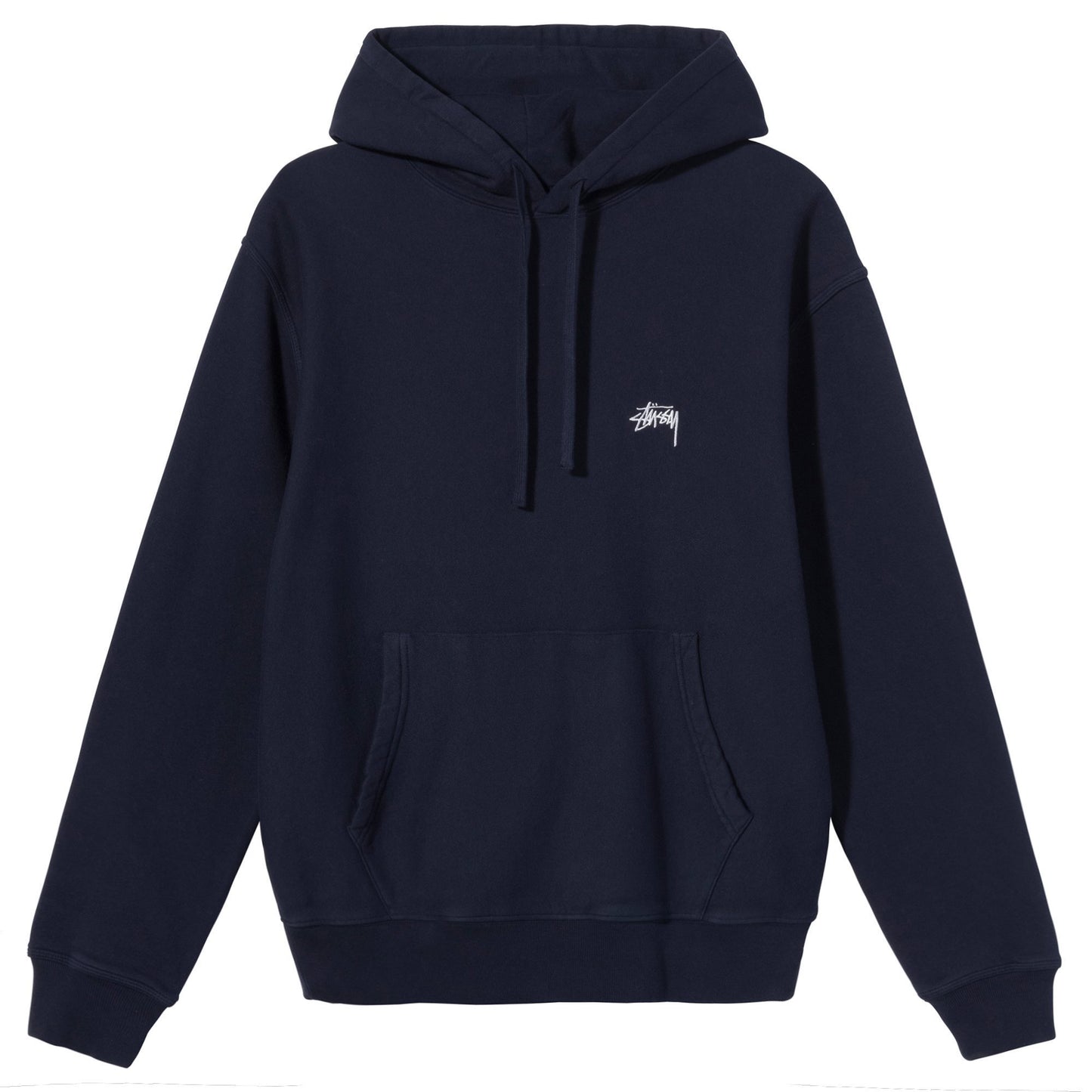 Stüssy Stock Logo Hoodie - Navy
