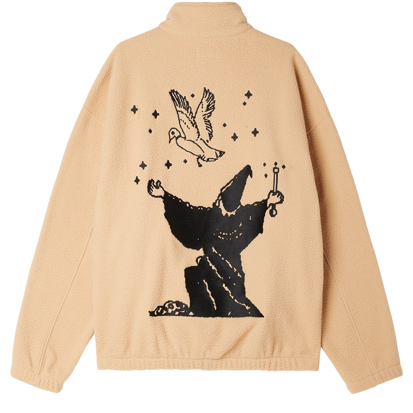 OBEY Pulp Mockneck Pullover - Oat Milk