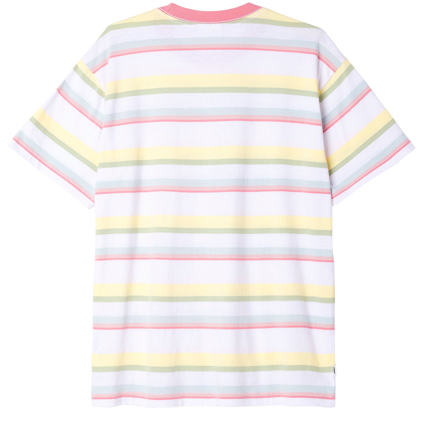 OBEY Sava Stripe T-Shirt - White Multi
