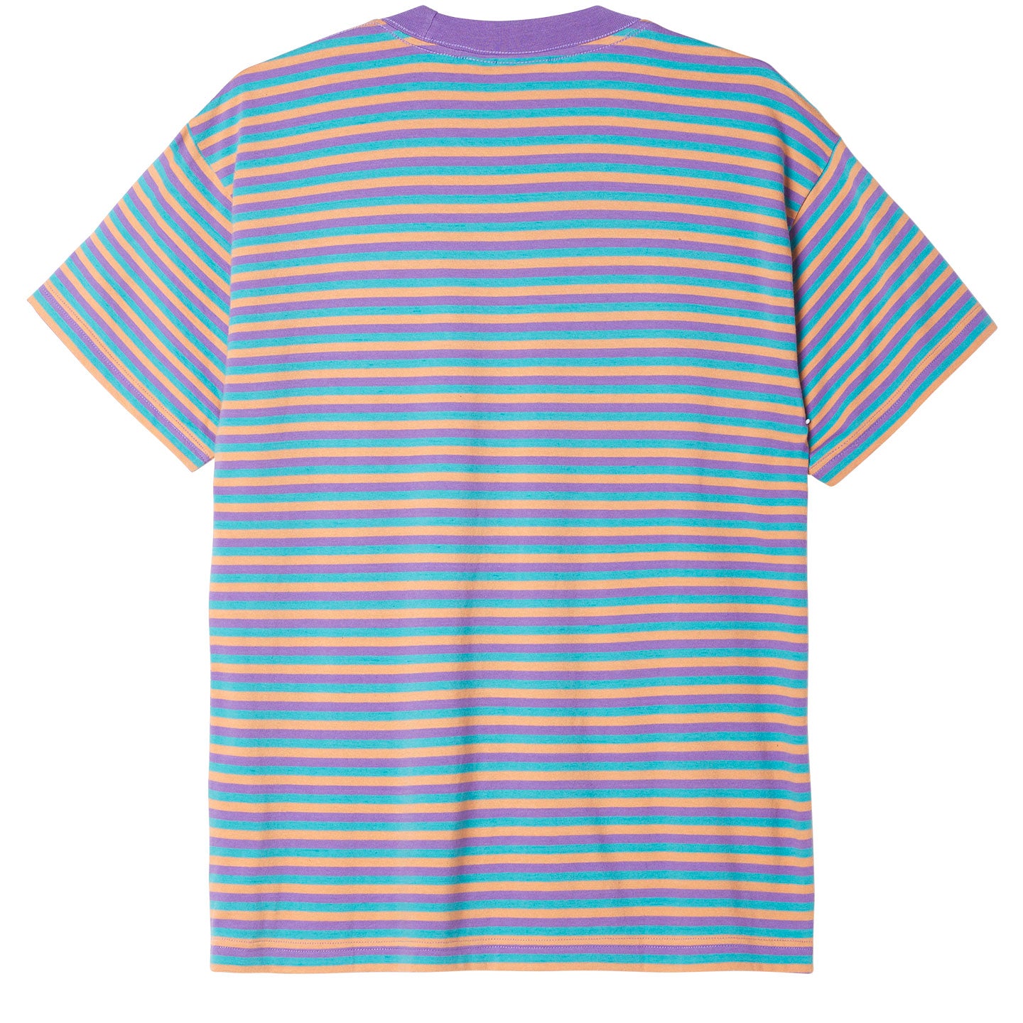 OBEY River Stripe Pocket T-Shirt - Lavender Silk