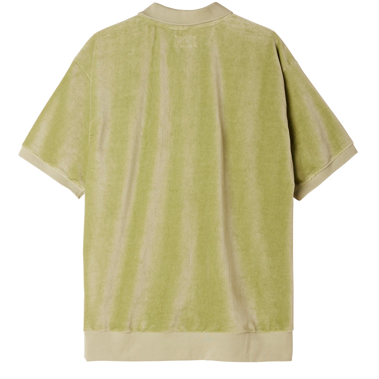 OBEY Stefano Velour Polo - Cucumber Multi