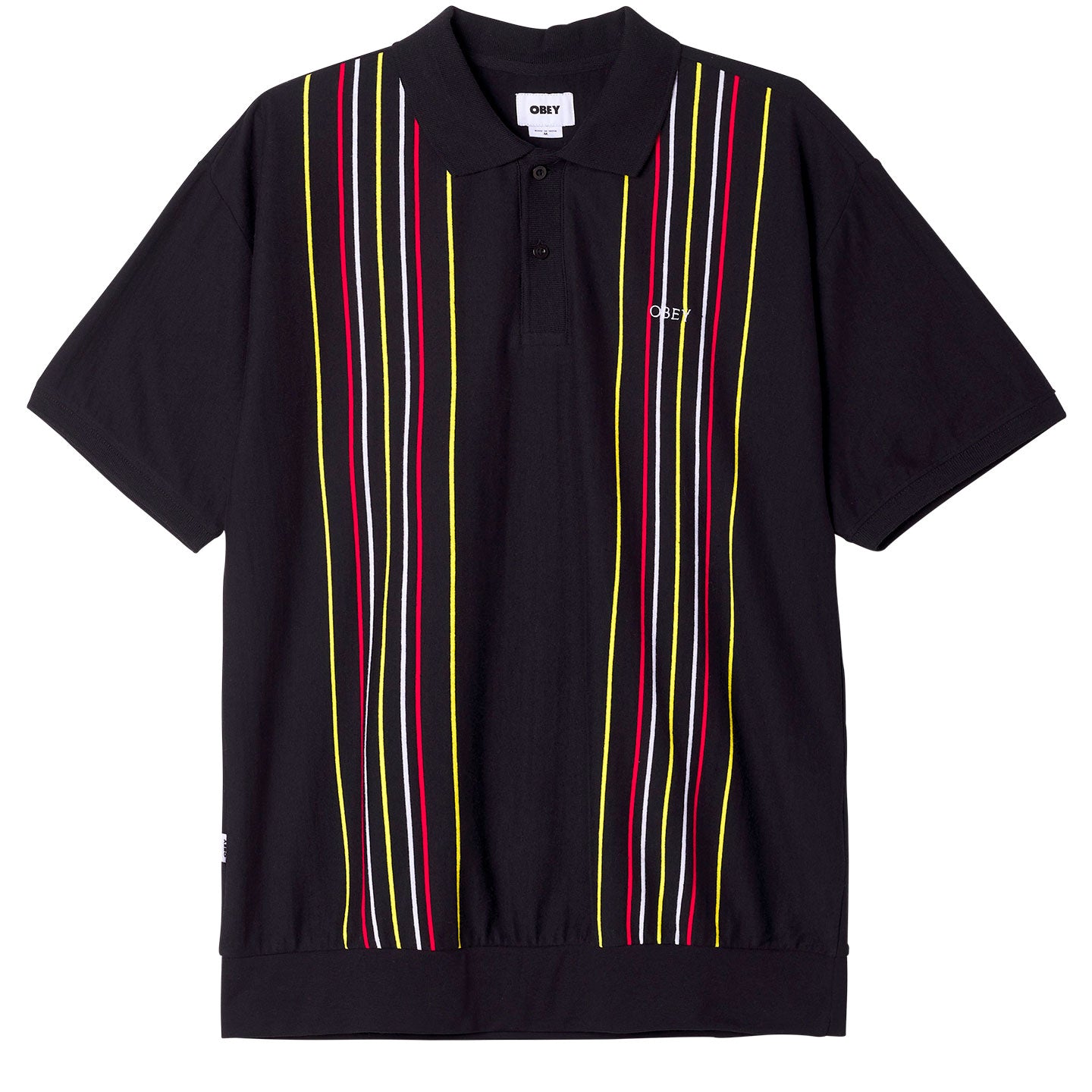 OBEY Brick Lane Polo - Black Multi