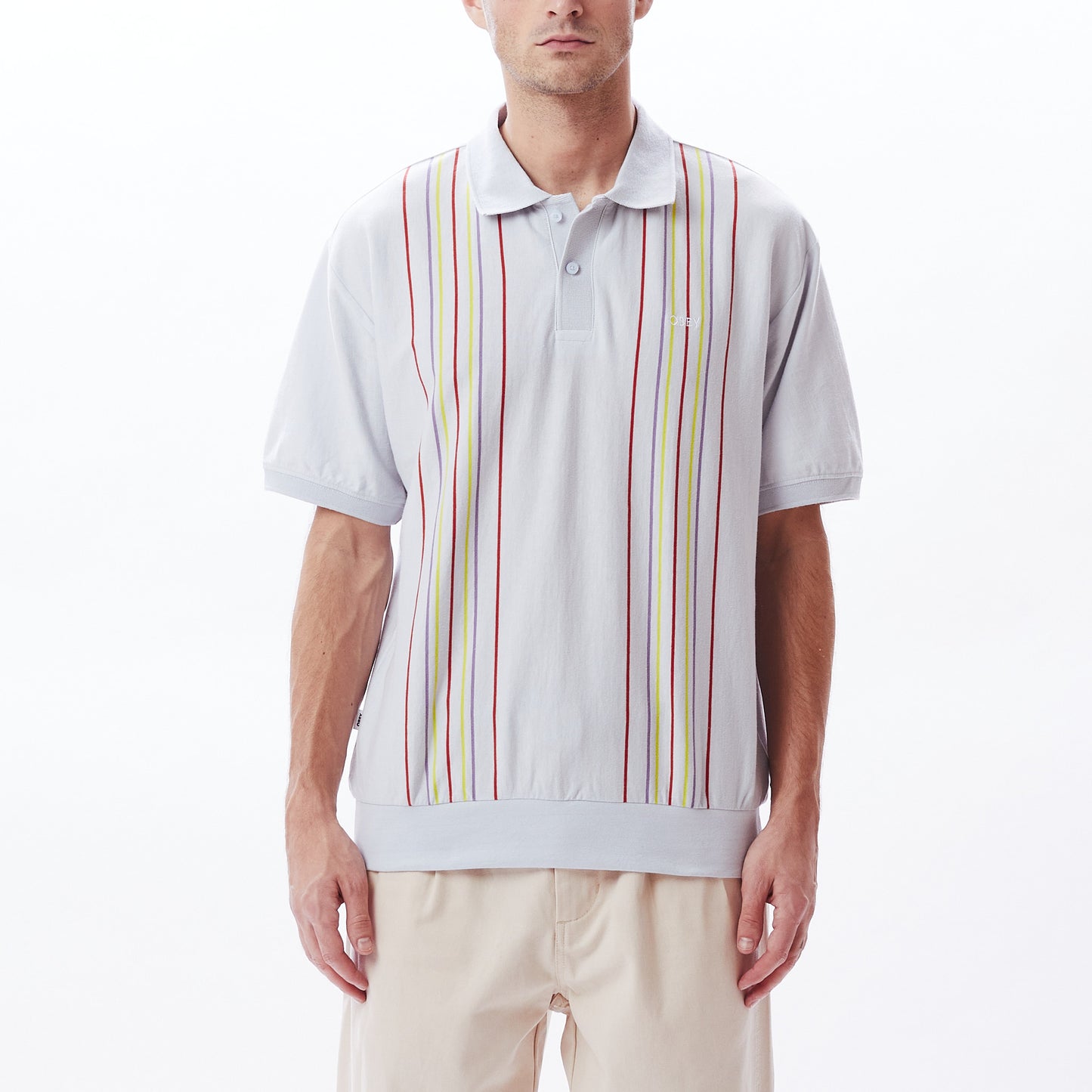 OBEY Brick Lane Polo - Opal Multi