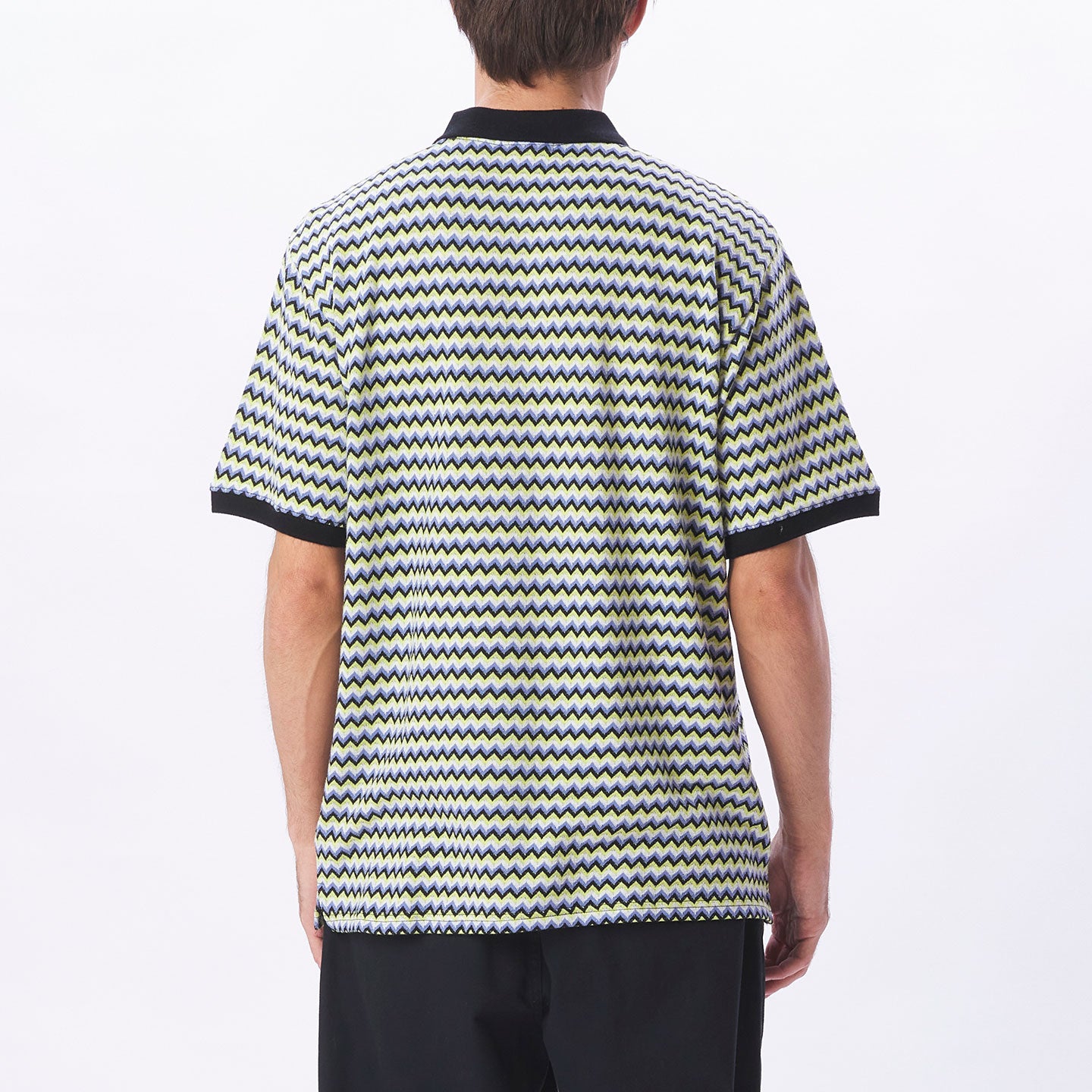 OBEY Anno Jacquard Polo - Black Multi
