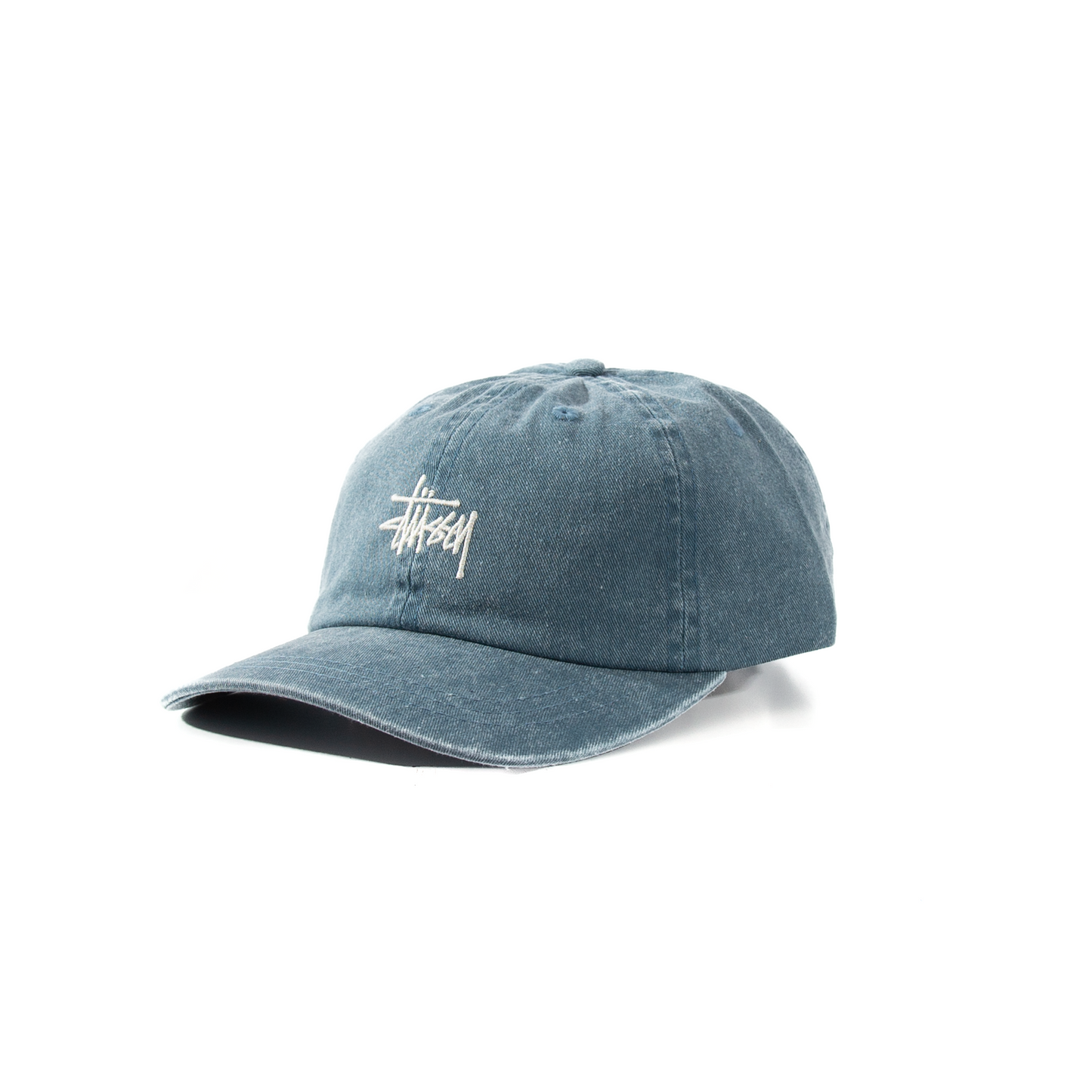 Stüssy Washed Stock Low Pro Cap - Lagoon Blue