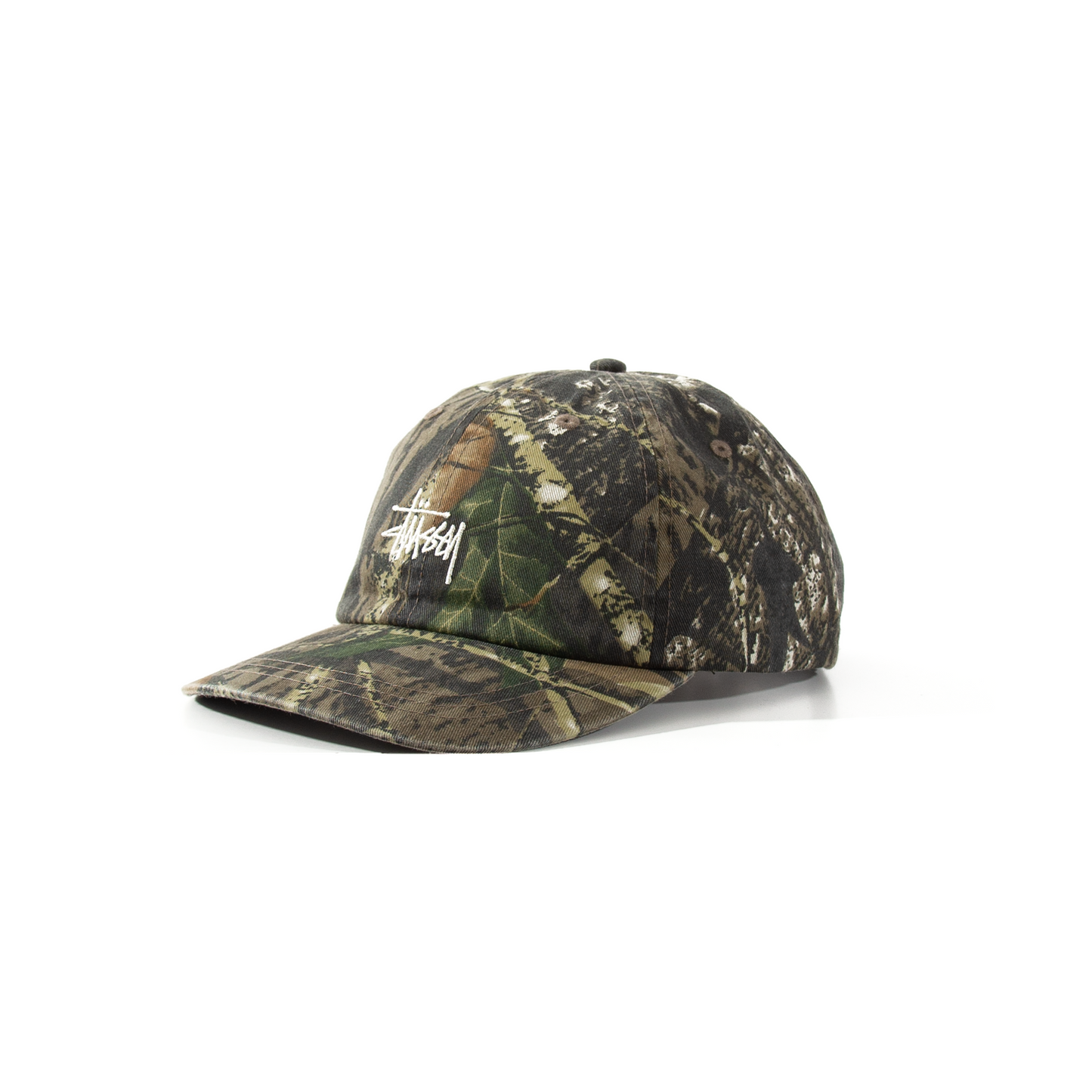Stüssy Washed Stock Low Pro Cap - Leaf