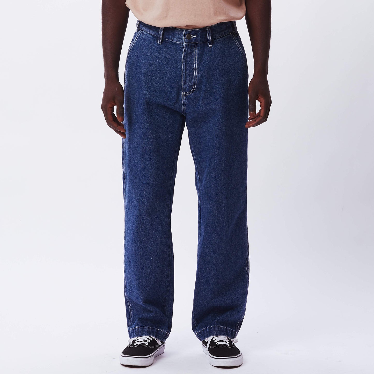 OBEY Hardwork Carpenter Denim - Stonewash Indigo