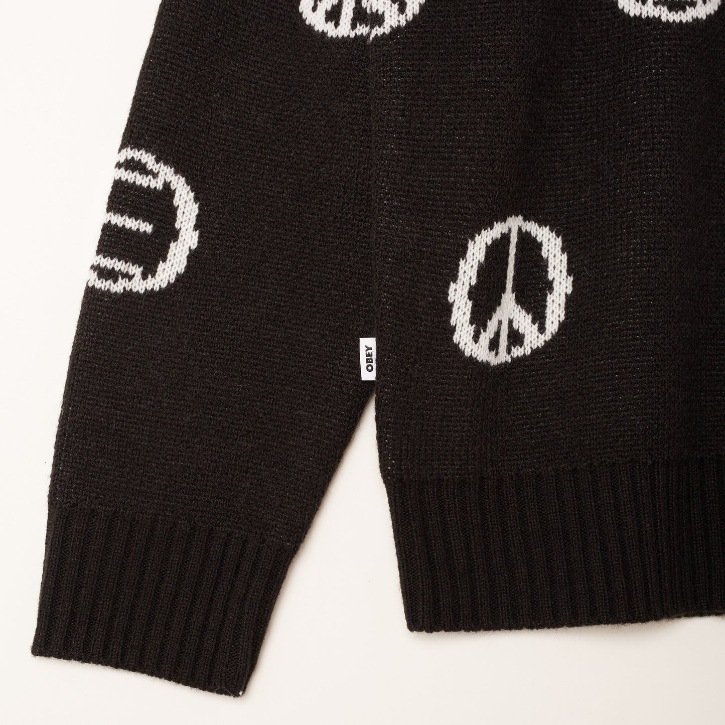 OBEY Discharge Sweater - Black Multi