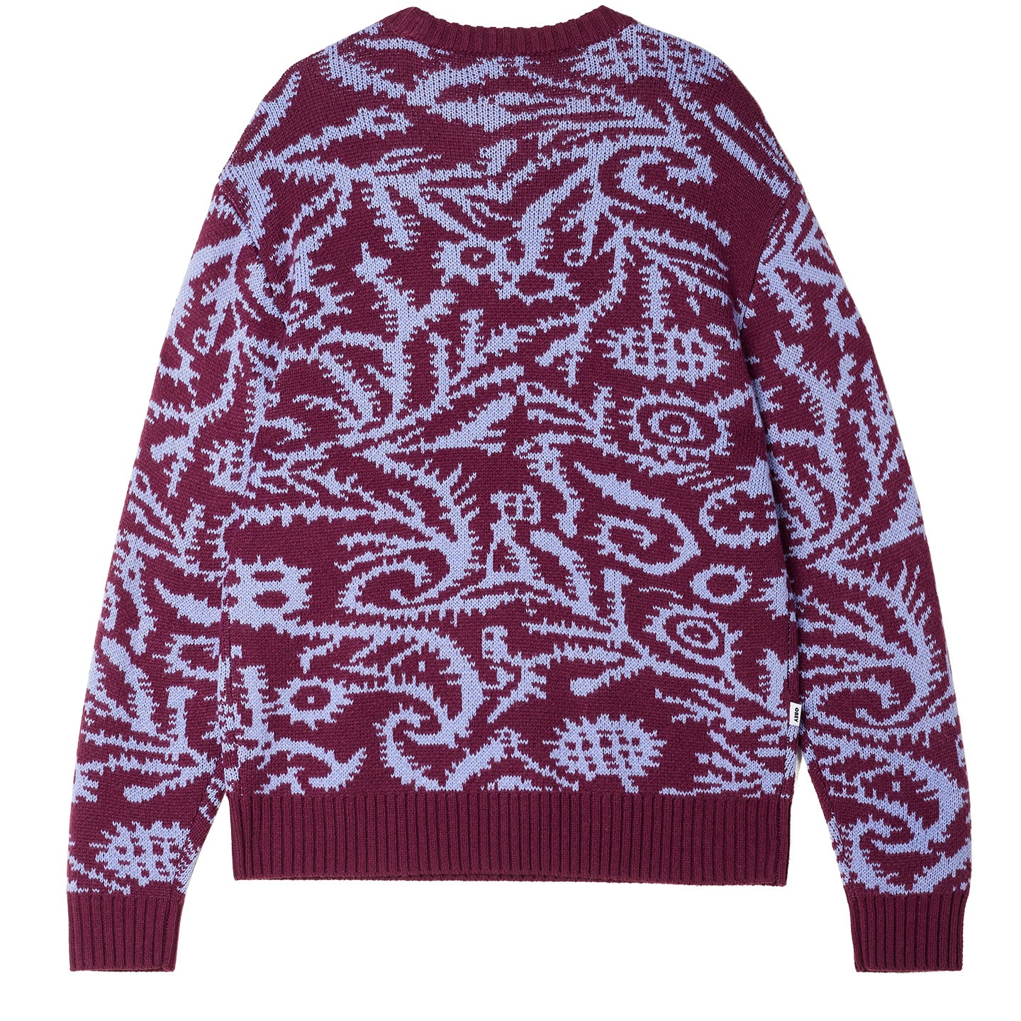 OBEY Magnolia Crew Sweater - Beetroot Multi