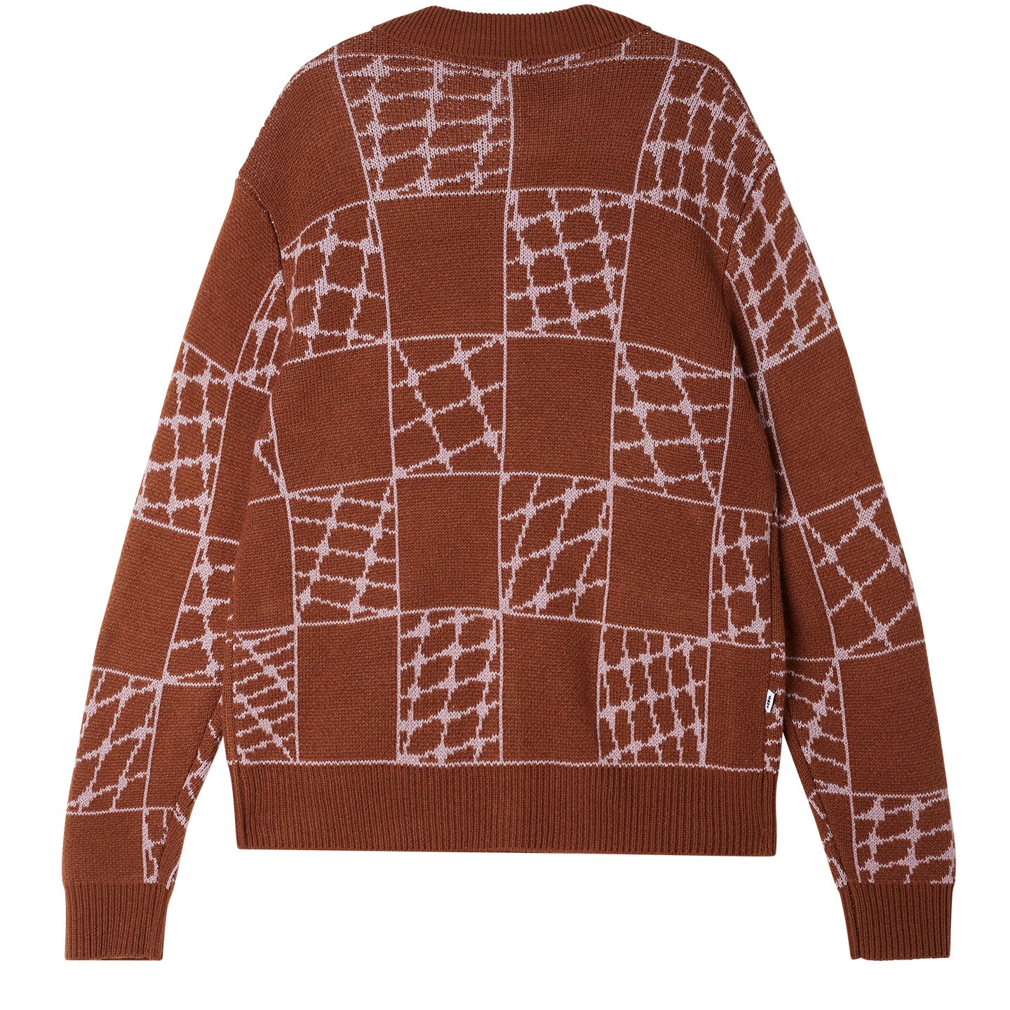 OBEY Dryden Cardigan - Sepia Multi