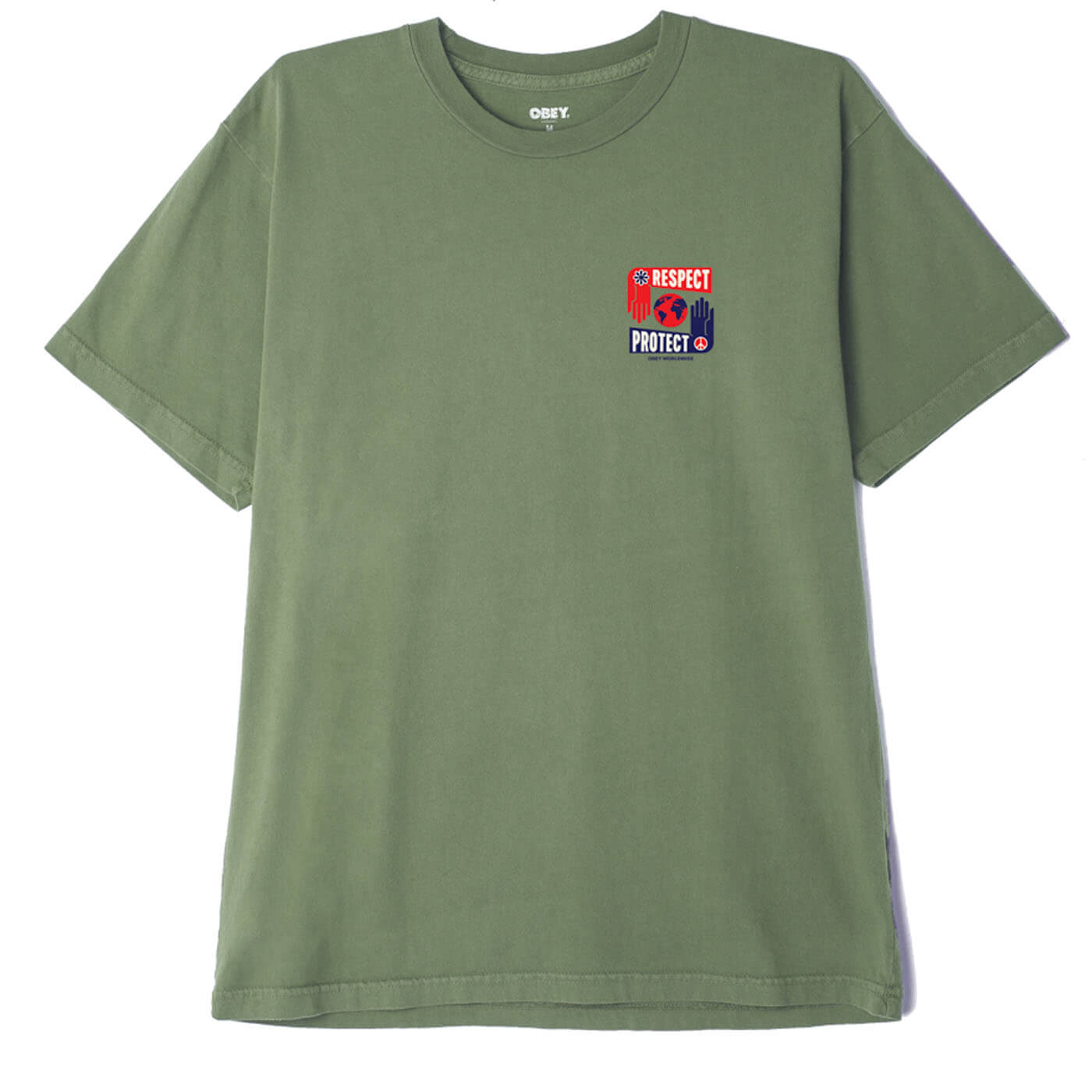 OBEY Respect Protect T-Shirt - Wavelite