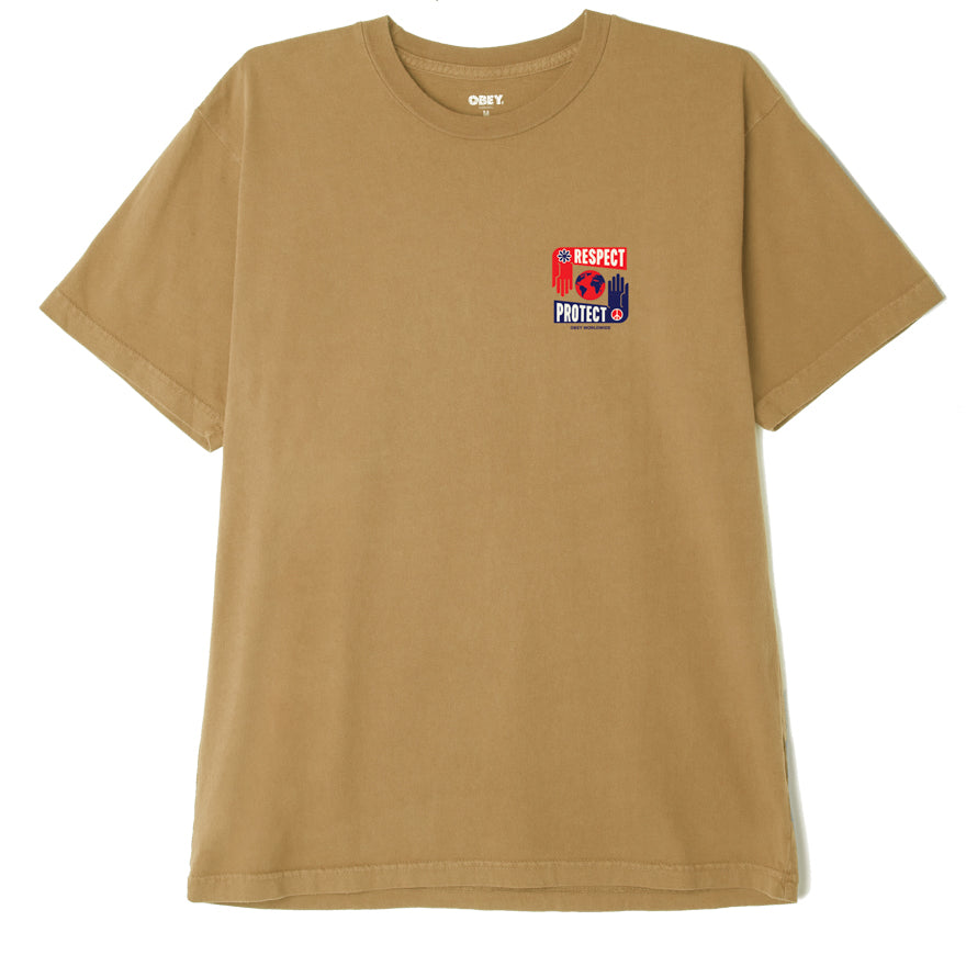OBEY Respect Protect T-Shirt - Rabbits Paws